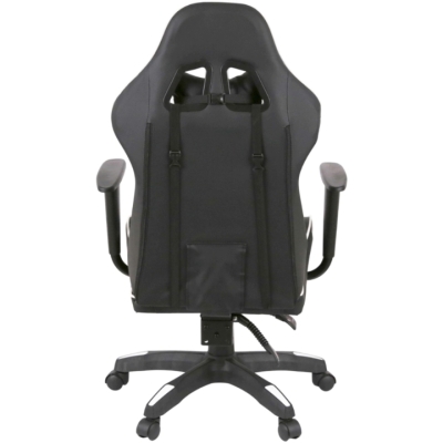 Кресло геймерское АКЛАС Стрик Light ANF (PU Черный/белый)