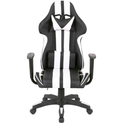 Кресло геймерское АКЛАС Стрик Light ANF (PU Черный/белый)