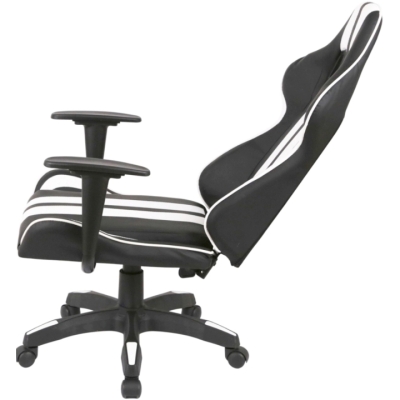 Кресло геймерское АКЛАС Стрик Light ANF (PU Черный/белый)