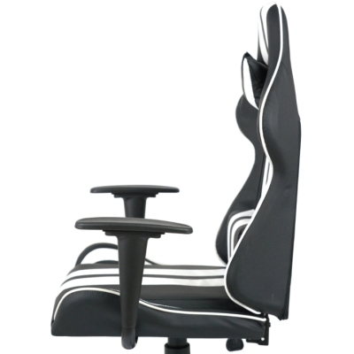 Кресло геймерское АКЛАС Стрик Light ANF (PU Черный/белый)