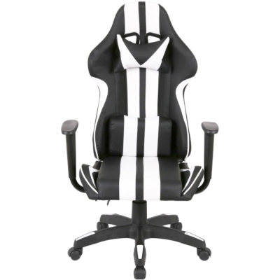 Кресло геймерское АКЛАС Стрик Light ANF (PU Черный/белый)