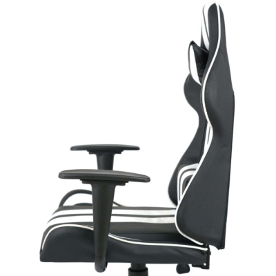 Кресло геймерское АКЛАС Стрик Light ANF (PU Черный/белый)