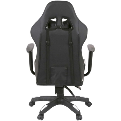 Кресло геймерское АКЛАС Стрик Light ANF (PU Черный/белый)