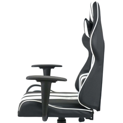 Кресло геймерское АКЛАС Стрик Light ANF (PU Черный/белый)