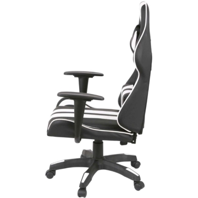 Кресло геймерское АКЛАС Стрик Light ANF (PU Черный/белый)