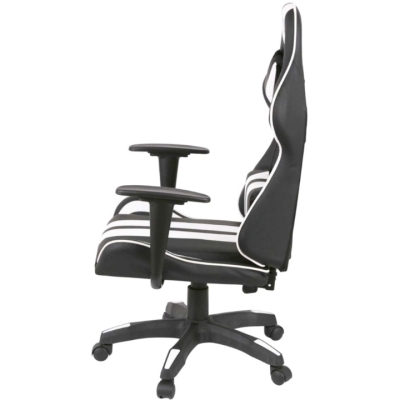 Кресло геймерское АКЛАС Стрик Light ANF (PU Черный/белый)