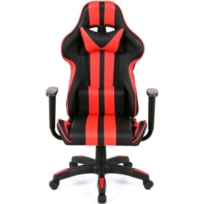 Кресло геймерское АКЛАС Стрик Light ANF (PU Черный/красный)