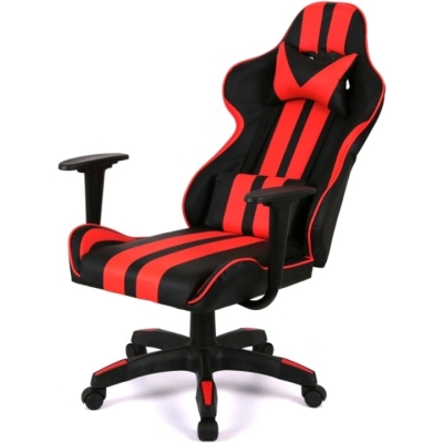 Кресло геймерское АКЛАС Стрик Light ANF (PU Черный/красный)