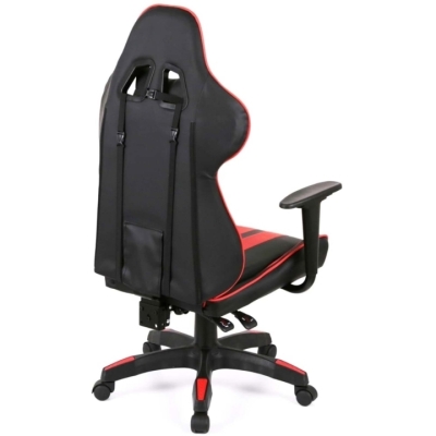 Кресло геймерское АКЛАС Стрик Light ANF (PU Черный/красный)