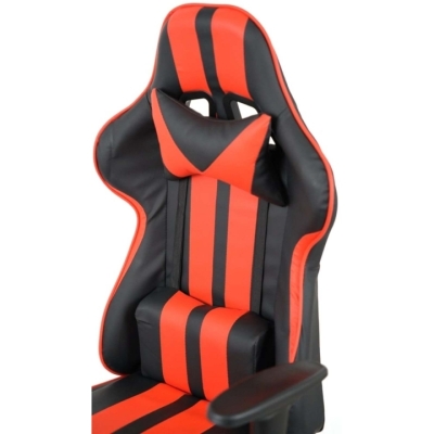 Кресло геймерское АКЛАС Стрик Light ANF (PU Черный/красный)