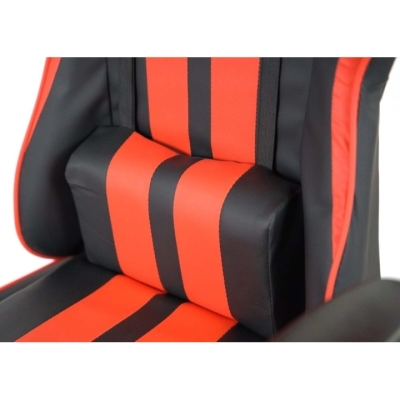 Кресло геймерское АКЛАС Стрик Light ANF (PU Черный/красный)