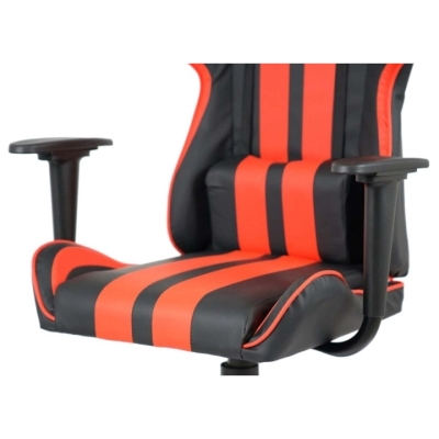 Кресло геймерское АКЛАС Стрик Light ANF (PU Черный/красный)