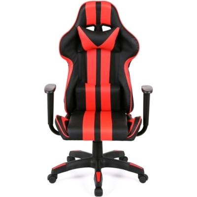 Кресло геймерское АКЛАС Стрик Light ANF (PU Черный/красный)