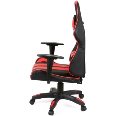 Кресло геймерское АКЛАС Стрик Light ANF (PU Черный/красный)