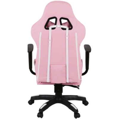 Кресло геймерское АКЛАС Стрик Light ANF (PU Розовый/белый)