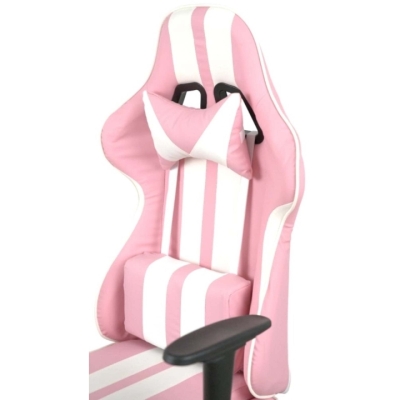 Кресло геймерское АКЛАС Стрик Light ANF (PU Розовый/белый)