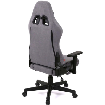 Кресло геймерское АКЛАС Герць RL (Велюр Серый)
