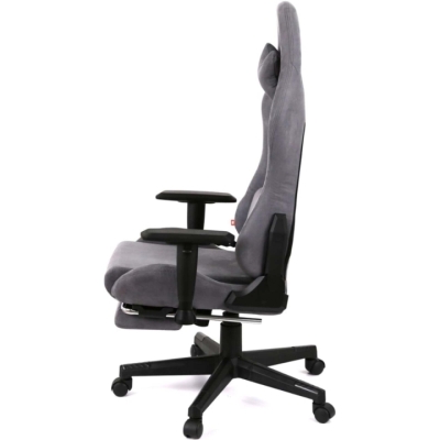 Кресло геймерское АКЛАС Герць RL (Велюр Серый)