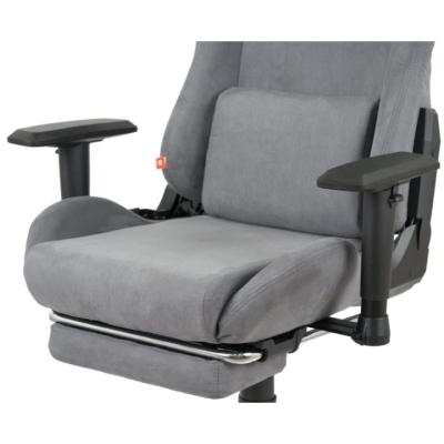 Кресло геймерское АКЛАС Герць RL (Велюр Серый)