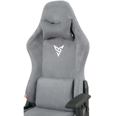 Кресло геймерское АКЛАС Герць RL (Велюр Серый)