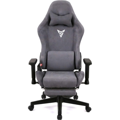 Кресло геймерское АКЛАС Герць RL (Велюр Серый)