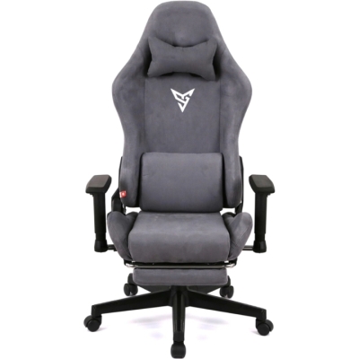 Кресло геймерское АКЛАС Герць RL (Велюр Серый)
