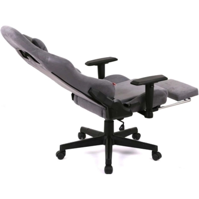 Кресло геймерское АКЛАС Герць RL (Велюр Серый)