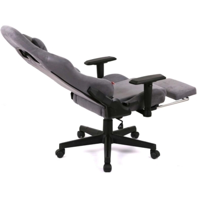 Кресло геймерское АКЛАС Герць RL (Велюр Серый)