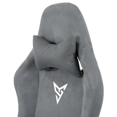 Кресло геймерское АКЛАС Герць RL (Велюр Серый)