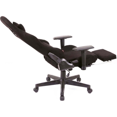 Кресло геймерское АКЛАС Герць RL (Велюр Черный)