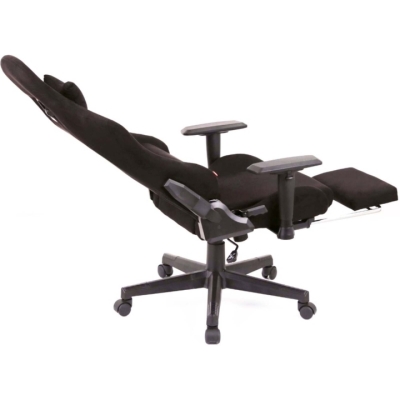 Кресло геймерское АКЛАС Герць RL (Велюр Черный)