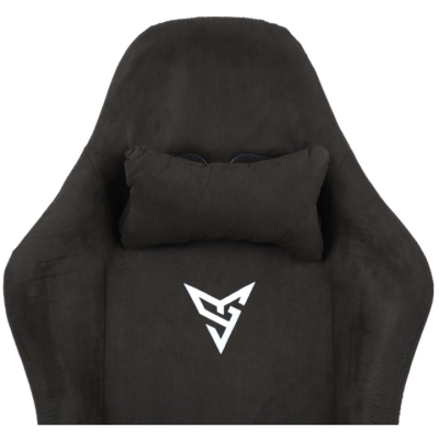 Кресло геймерское АКЛАС Герць RL (Велюр Черный)