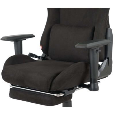 Кресло геймерское АКЛАС Герць RL (Велюр Черный)