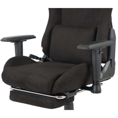 Кресло геймерское АКЛАС Герць RL (Велюр Черный)