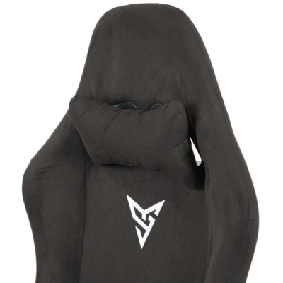 Кресло геймерское АКЛАС Герць RL (Велюр Черный)