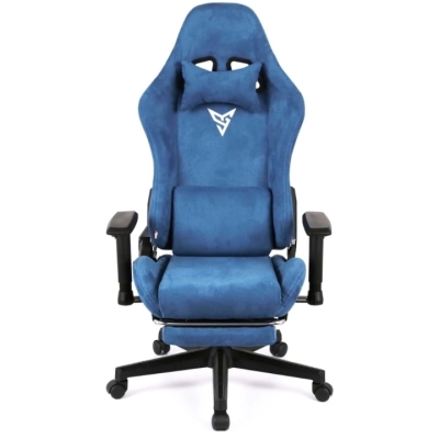 Кресло геймерское АКЛАС Герць RL (Велюр Светло-синий)