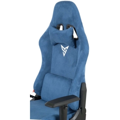 Кресло геймерское АКЛАС Герць RL (Велюр Светло-синий)