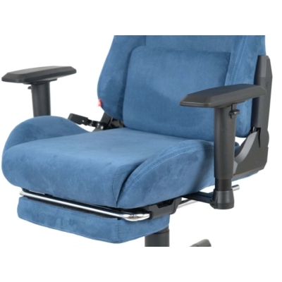 Кресло геймерское АКЛАС Герць RL (Велюр Светло-синий)