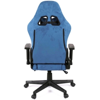 Кресло геймерское АКЛАС Герць RL (Велюр Светло-синий)