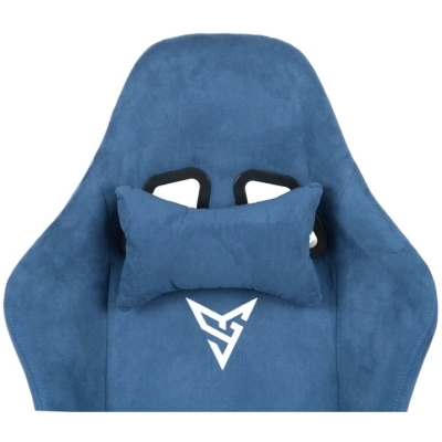 Кресло геймерское АКЛАС Герць RL (Велюр Светло-синий)