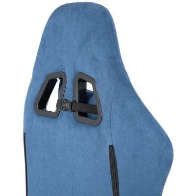 Кресло геймерское АКЛАС Герць RL (Велюр Светло-синий)