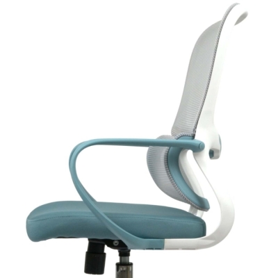 Кресло АКЛАС Мальва WT Tilt Синий (Голубой/Серый)