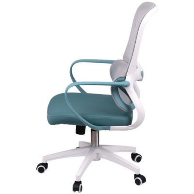 Кресло АКЛАС Мальва WT Tilt Синий (Голубой/Серый)