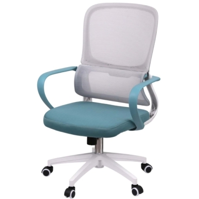 Кресло АКЛАС Мальва WT Tilt (Голубой/Серый)