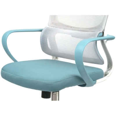 Кресло АКЛАС Мальва WT Tilt Синий (Голубой/Серый)