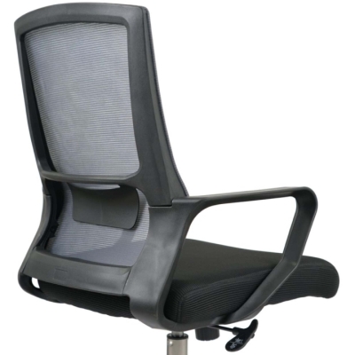 Кресло АКЛАС Конвалия BL Tilt Серый (Серый/Черный)