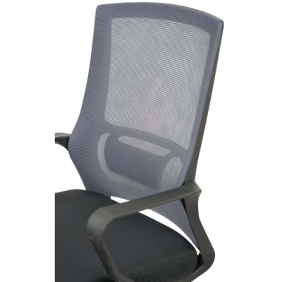 Кресло АКЛАС Конвалия BL Tilt Серый (Серый/Черный)