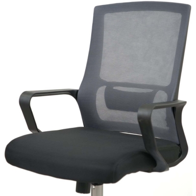 Кресло АКЛАС Конвалия BL Tilt Серый (Серый/Черный)