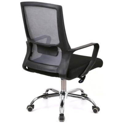 Кресло АКЛАС Конвалия BL Tilt Серый (Серый/Черный)