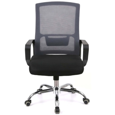 Кресло АКЛАС Конвалия BL Tilt Серый (Серый/Черный)